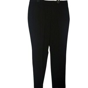CHICO'S NEW Secret Stretch Straight Leg 8P Black Elastic waist‎ Business Casual